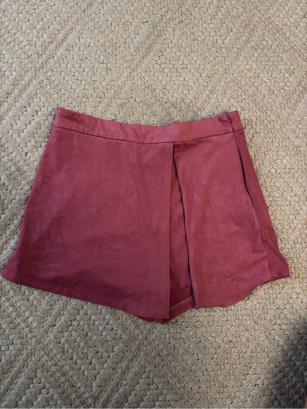 Forever 21 Rose Mauve Pleated Skort